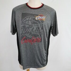 Cleveland Cavaliers Shirt Mens Large UNK NBA LaBron James #23 Gray Short‎ Sleeve